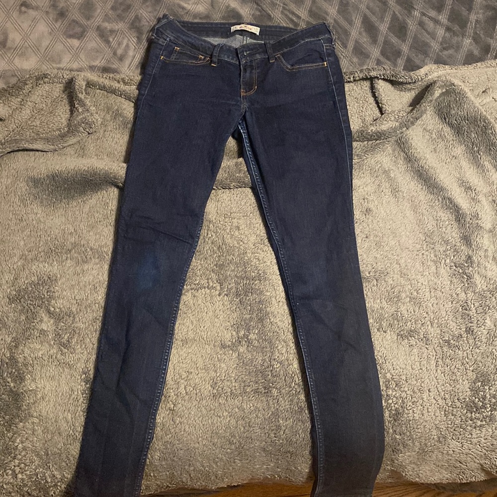 hollister navy jeans